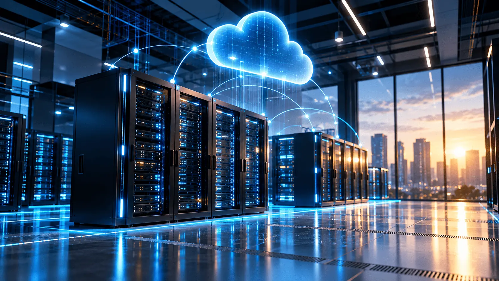 Data center server racks