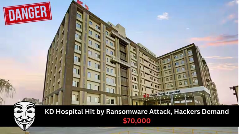 KD Hospital Hit by Ransomware Attack, Hackers Demand $70,000